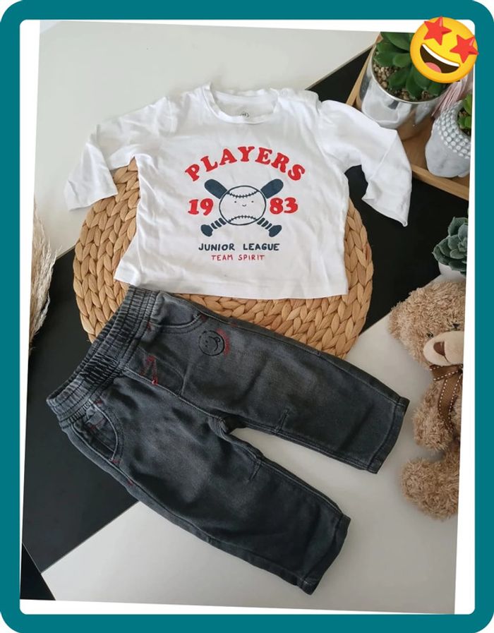 Ensemble bébé garçon Taille 9 mois🌿🦊