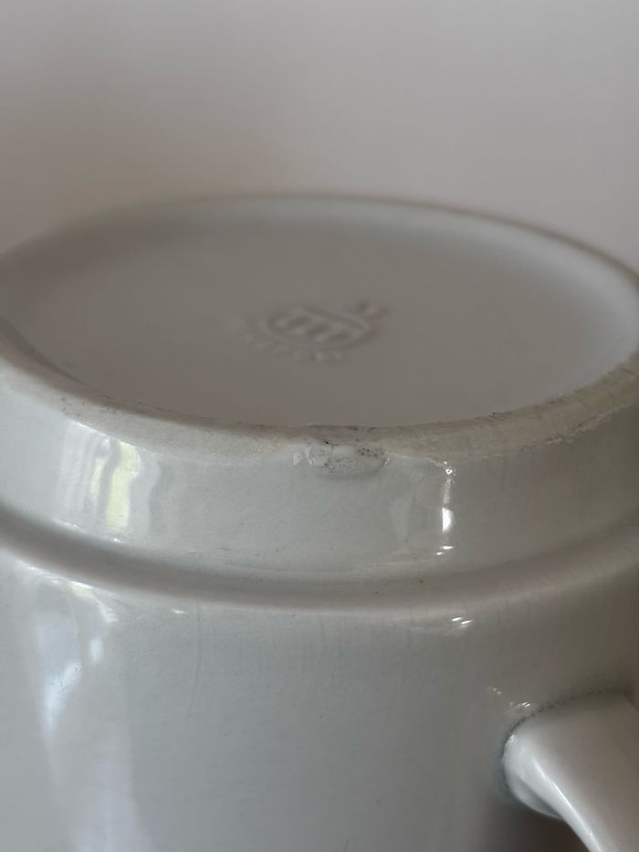 Vintage duo de tasses décor fleuri Monopoli - photo numéro 6