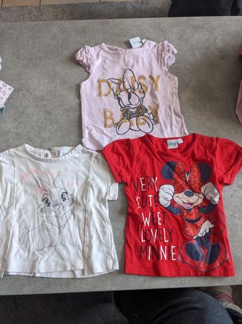 Lot de 3 tee-shirt Disney