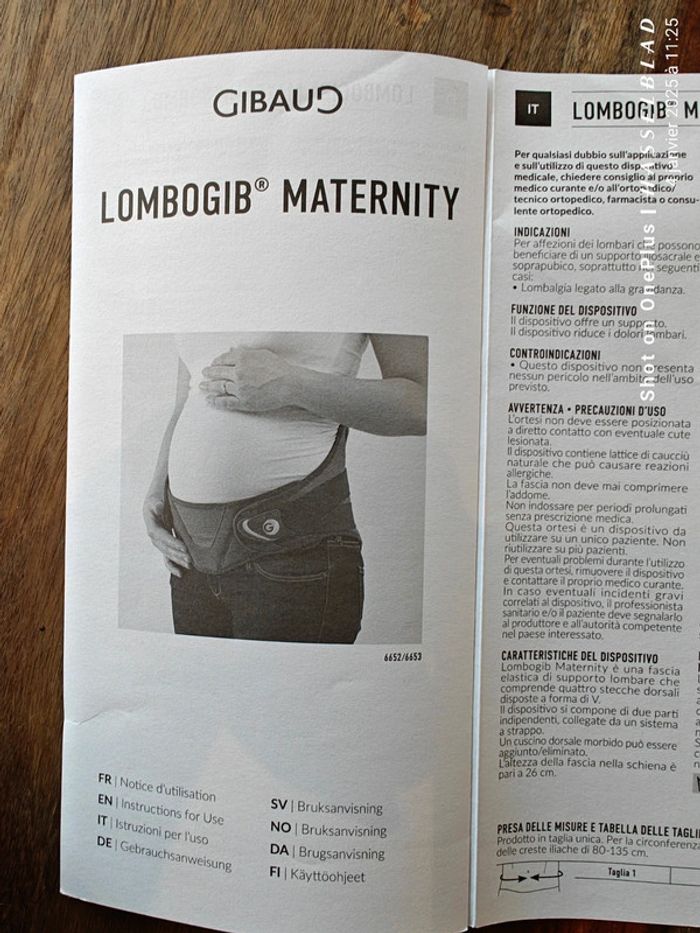 Ceinture de soutien dorsale pour femme enceinte - photo numéro 10