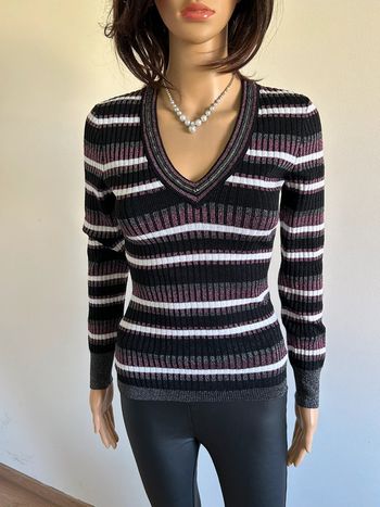Pull pailleté à manches longues Morgan taille S jamais porté