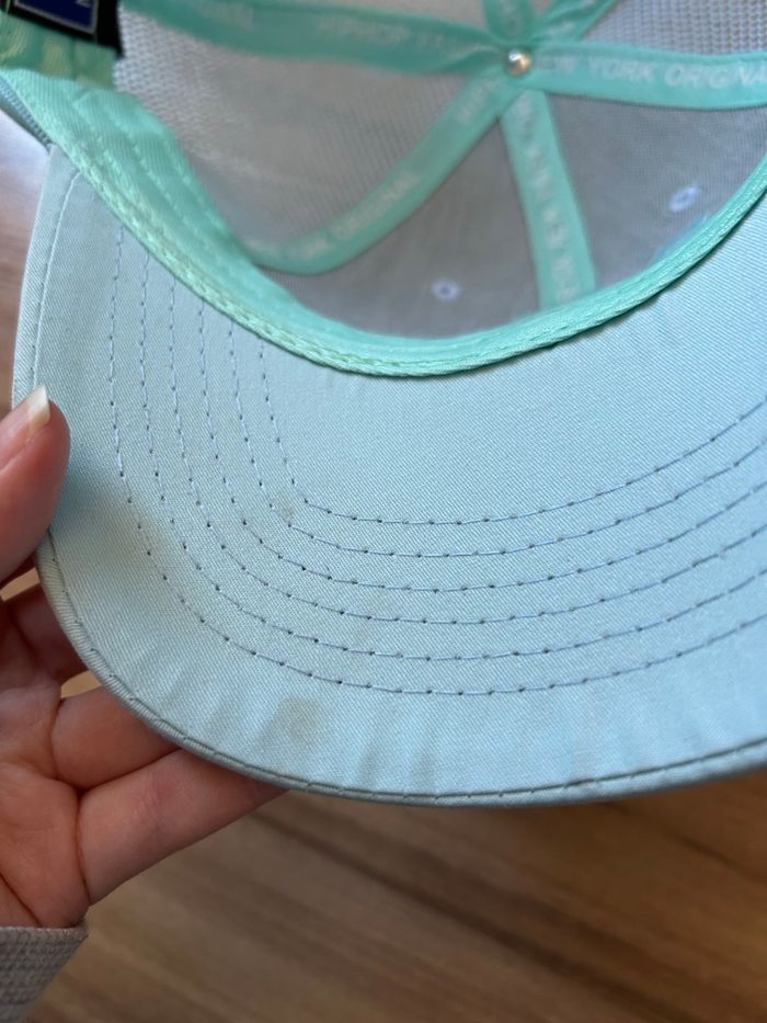 Casquette Trucker bleu ciel Homme New York Réglable - photo numéro 6