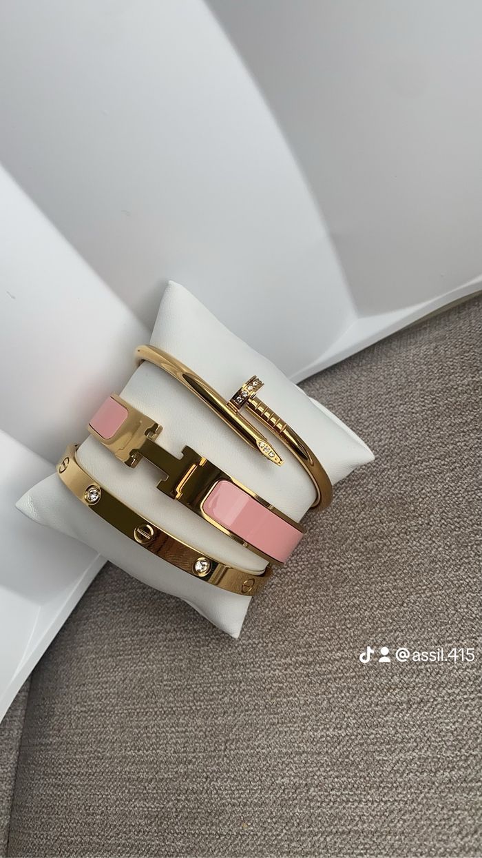 Bracelet hermès love et clou - photo numéro 2