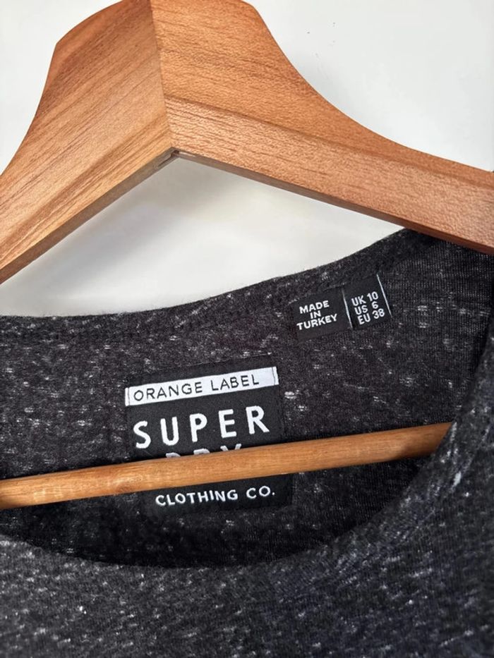 débardeur noir superdry taille M/38 - photo numéro 2