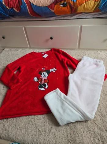 Pyjama polaire de Noël Minnie taille 46/48