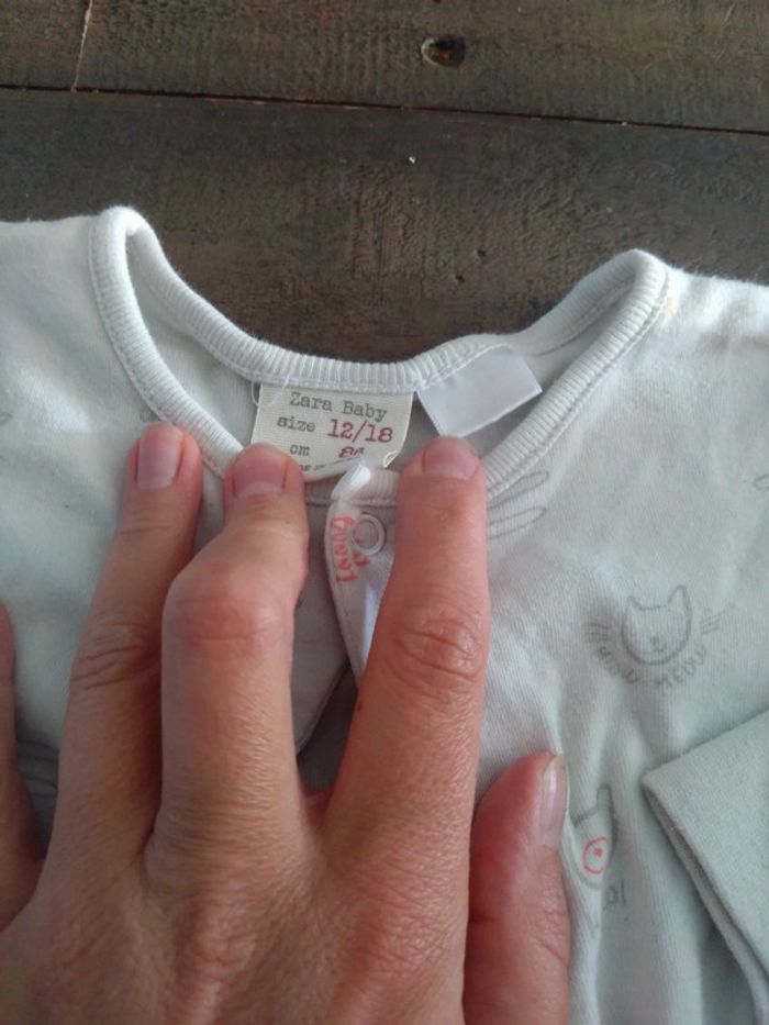 Pyjama genouillères 12 18 mois Zara - photo numéro 3