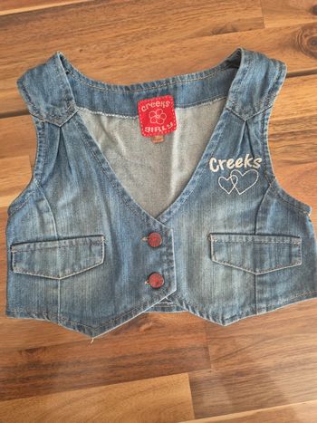 Gilet en jean creeks 3 ans