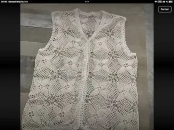 Gilet crochet mode