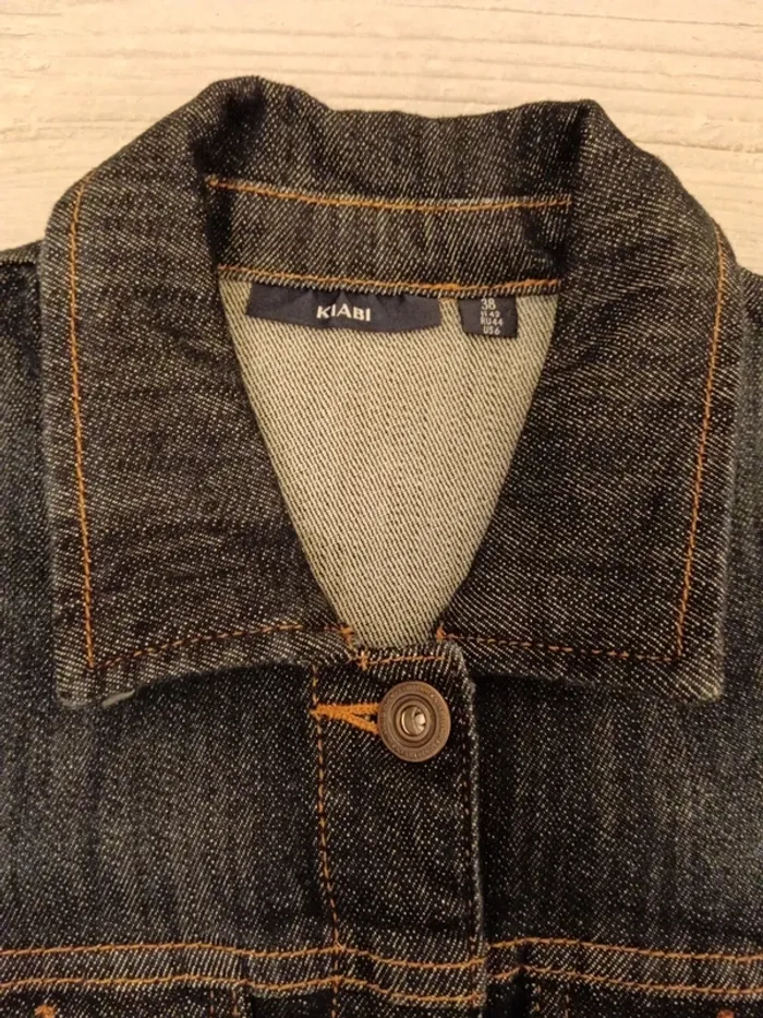 Veste en jean brut Kiabi taille 38 neuf - photo numéro 5