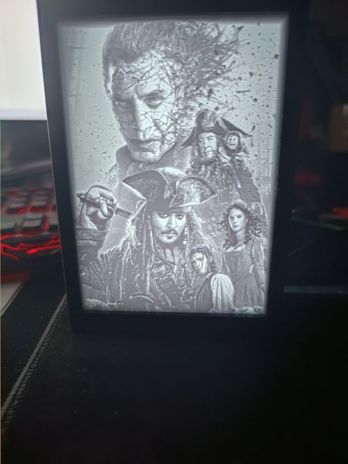 Lampe litho jack Sparrow - photo numéro 2