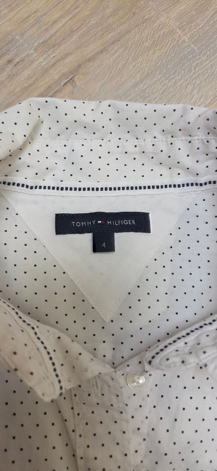 Chemise Blanche a pois Tommy Hilfiger taille 34 - photo numéro 4