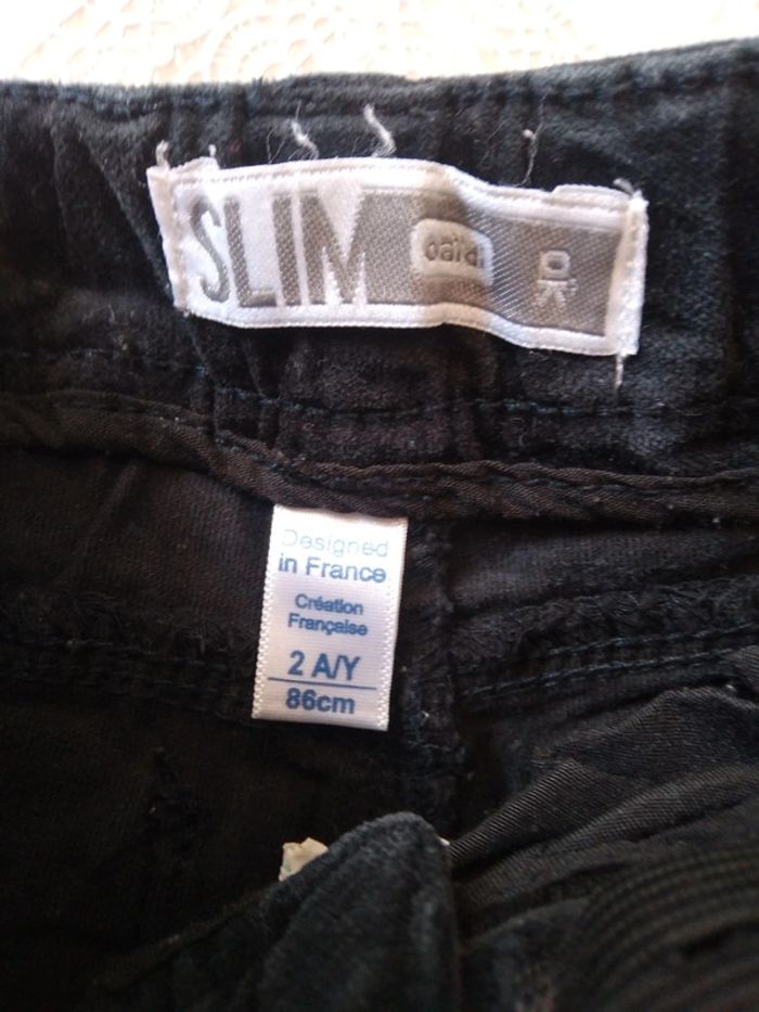 Pantalon velours noir 2 ans - photo numéro 5