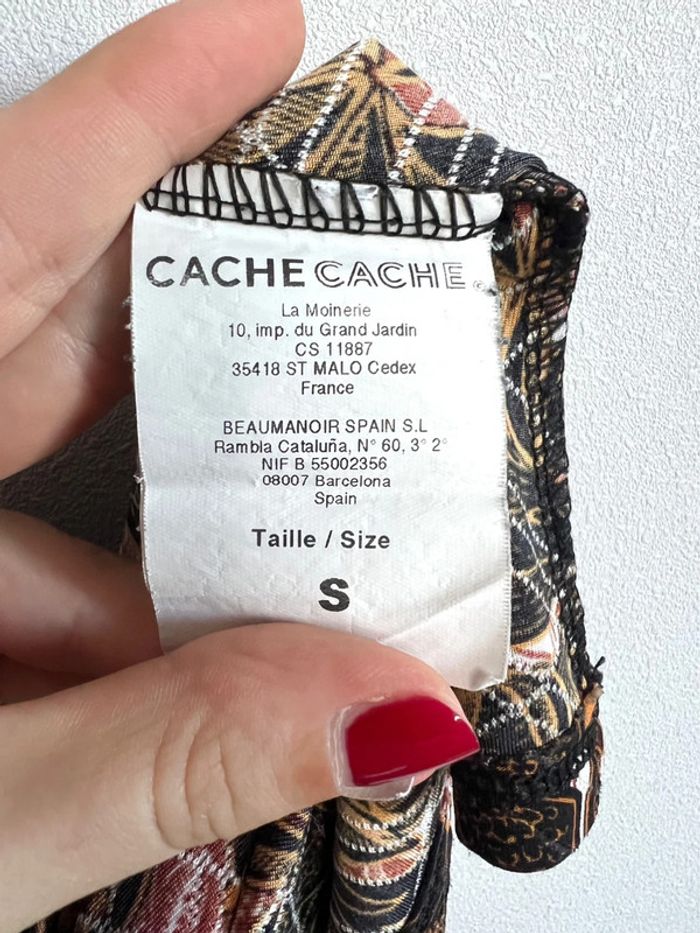Blouse manches longues fleurie Cache Cache - photo numéro 3