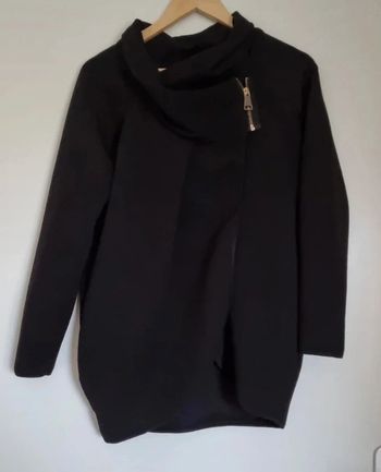 Veste noire femme manches longues