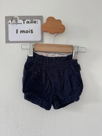 Short velour - taille 1 mois 🌸