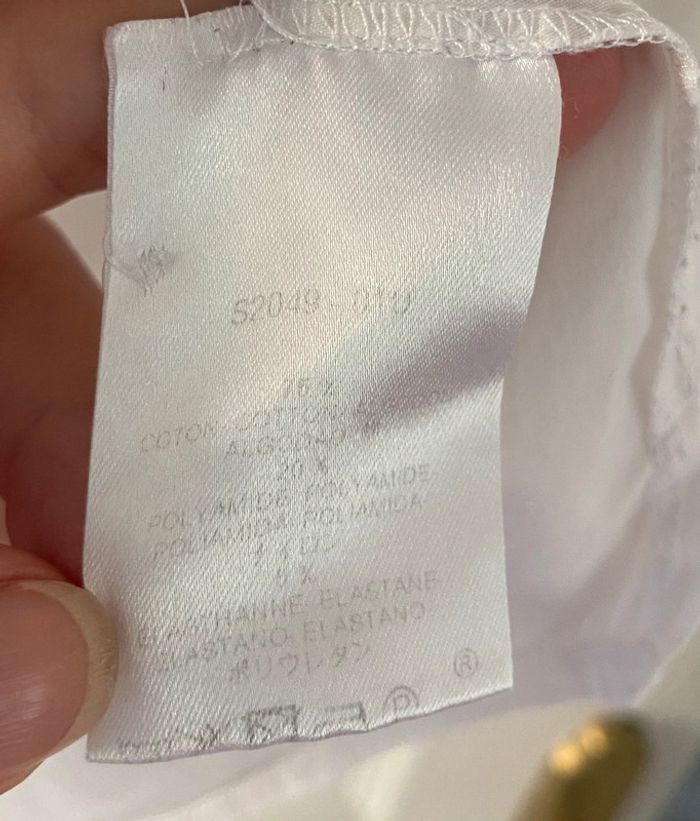 Chemise blanche sans col Caroll taille 42 - photo numéro 14