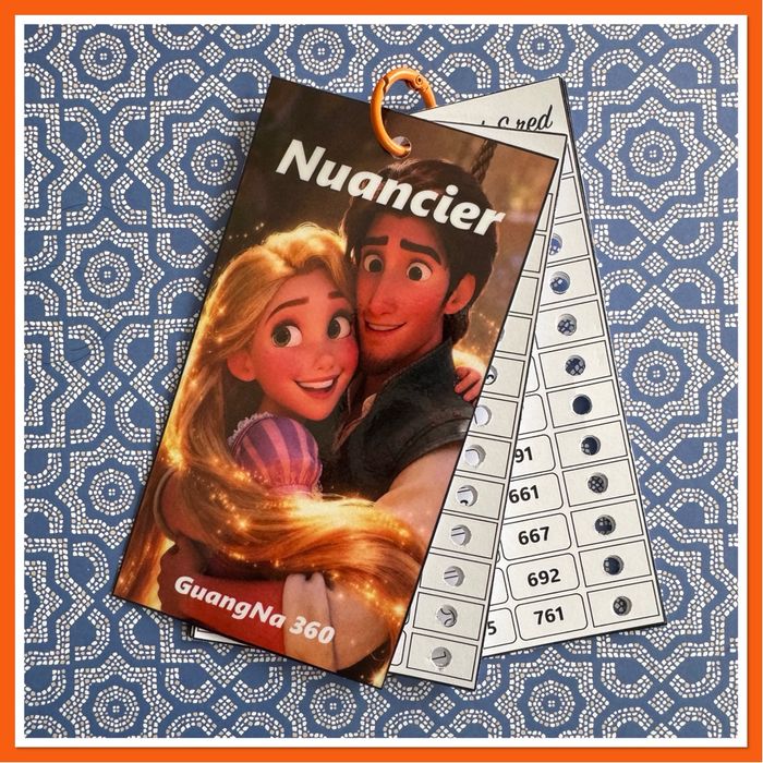 Nuancier guangna 360 numéroté