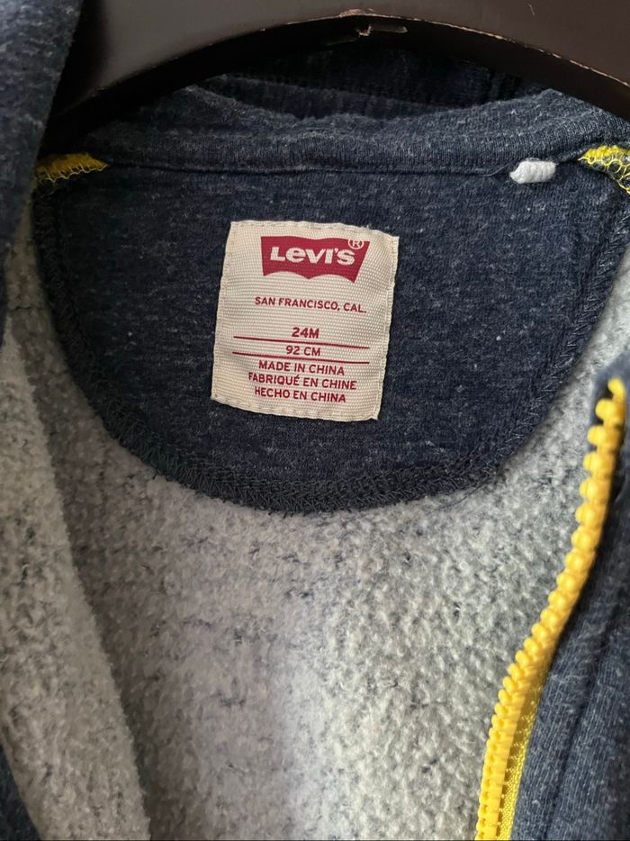 Sweat à capuche zippé LEVI’S 24 mois - photo numéro 3