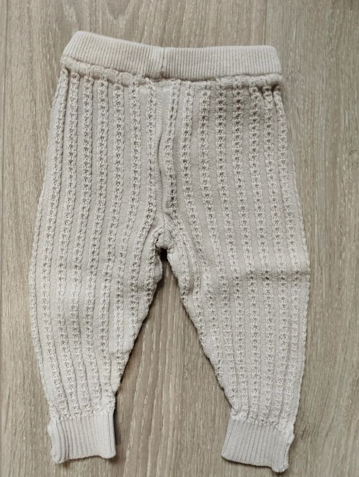 Pantalon legging style collants Orchestra crème 6 mois fille - photo numéro 4