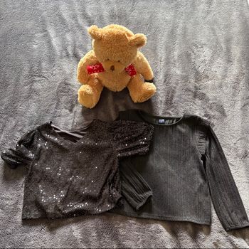 Lot 2 hauts de fêtes 3 ans fille