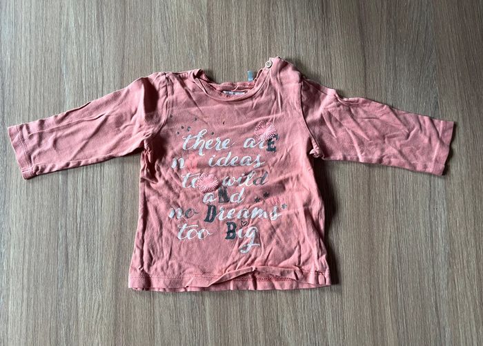 T-shirt manches longues IKKS roses
