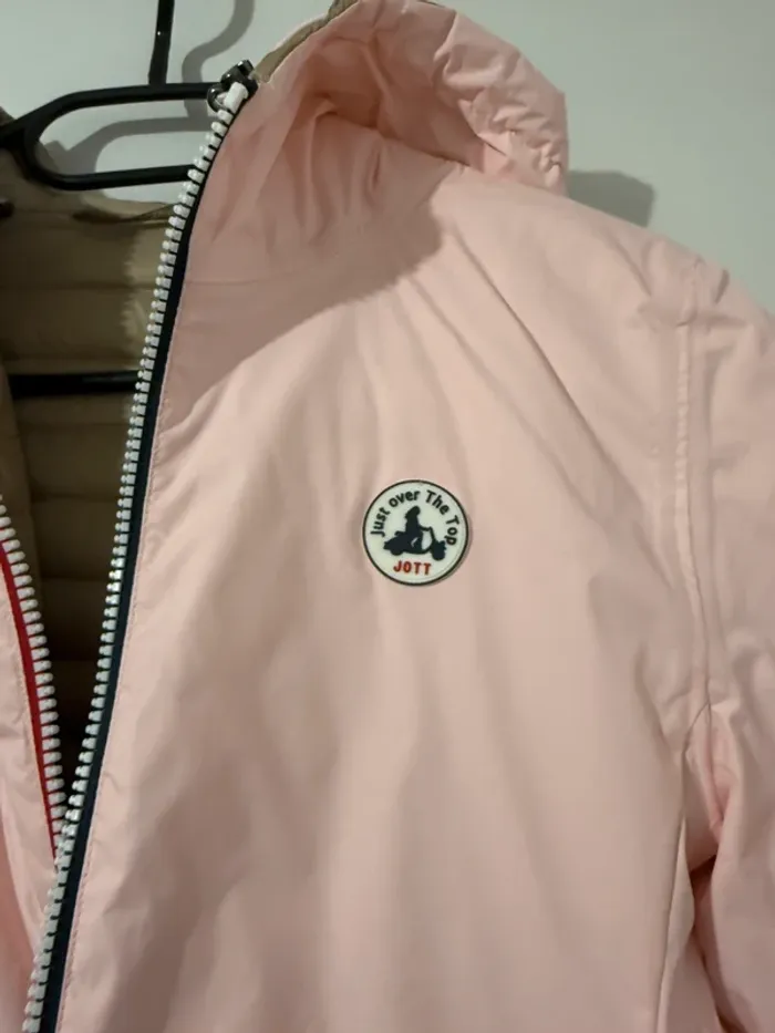 doudoune jott rose réversible - photo numéro 2