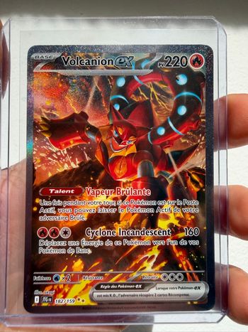 Carte Pokémon Volcanion Ex Full Art 182/189 ev9