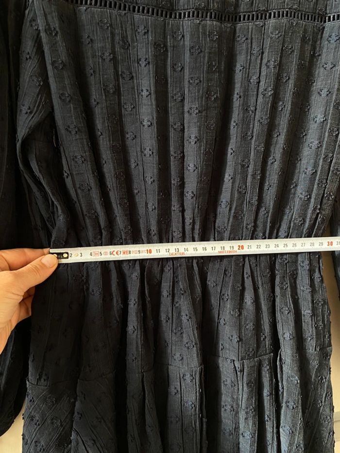 Robe courte bleu marine Claudie Pierlot taille 36 - photo numéro 19