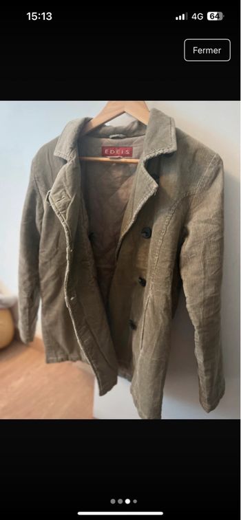 Manteau 100% coton