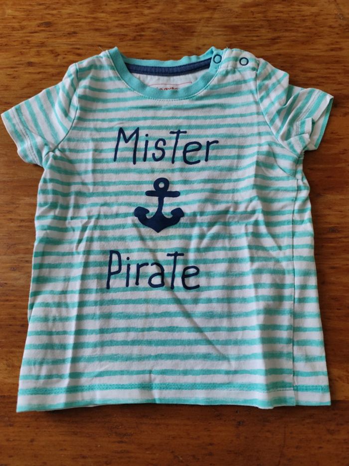 Lot de 5 tee-shirts colorés taille 24mois - photo numéro 4