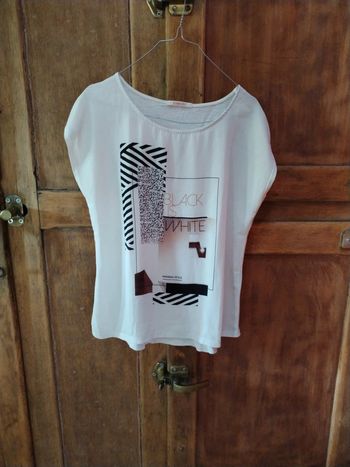 Tee shirt bi-matiere