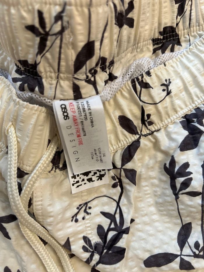 Maillot de bain Asos Design Blanc et noir - photo numéro 6