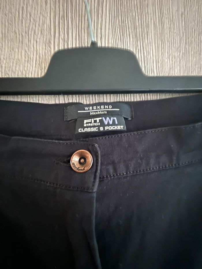 Pantalon droit Classic noir Max Mara T44 - photo numéro 4