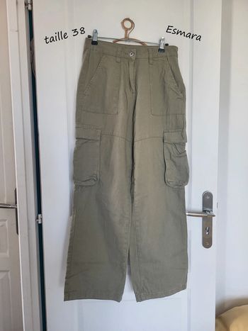 Pantalon large cargo Esmara taille 38