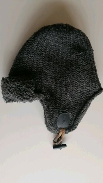 Bonnet chaud maille okaidi type aviateur