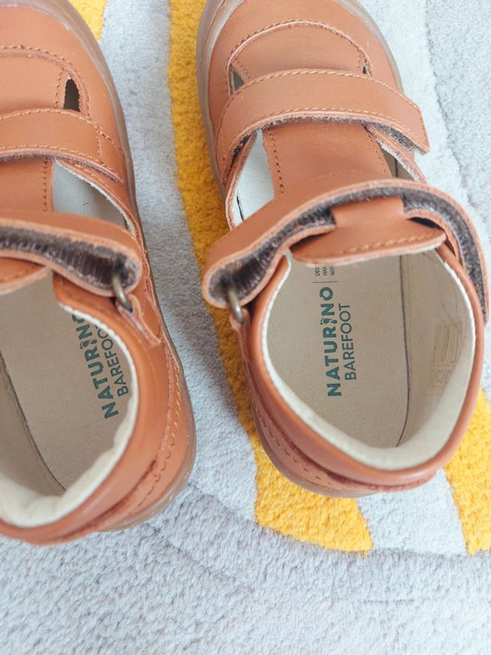 Sandales Naturino barefoot Irtys cognac scratchs 26 - photo numéro 6