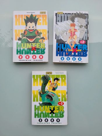 3 Mangas Hunter x Hunter volumes 1, 2 et 3 (39)