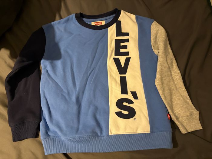 Sweat col rond bleu levi’S 8 ans