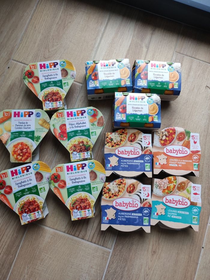 Lots de repas bébé