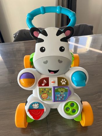 Trotteur musical  zebre bébé