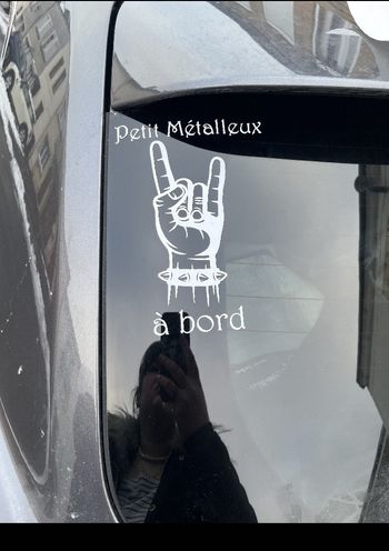 Stickers metalleux
