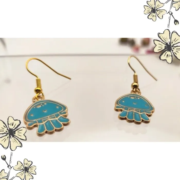 Boucles d'oreilles marines