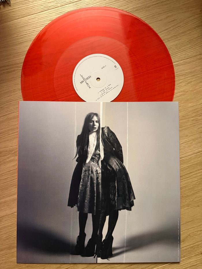 Vinyle Orange Édition Collector Lady Gaga Album Mayhem INCOMPLET