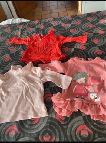 Lot t-shirt 6 mois 