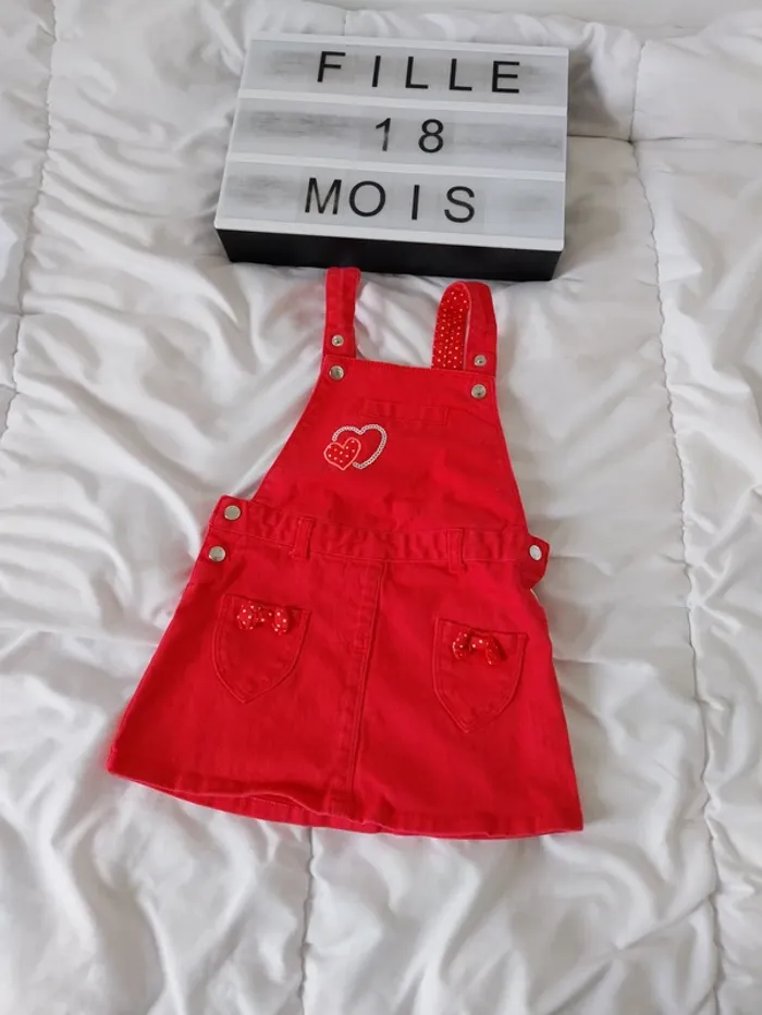 Salopette fille 18 mois