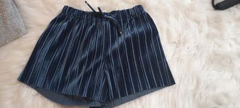 Short velours bleu zannier 8 ans