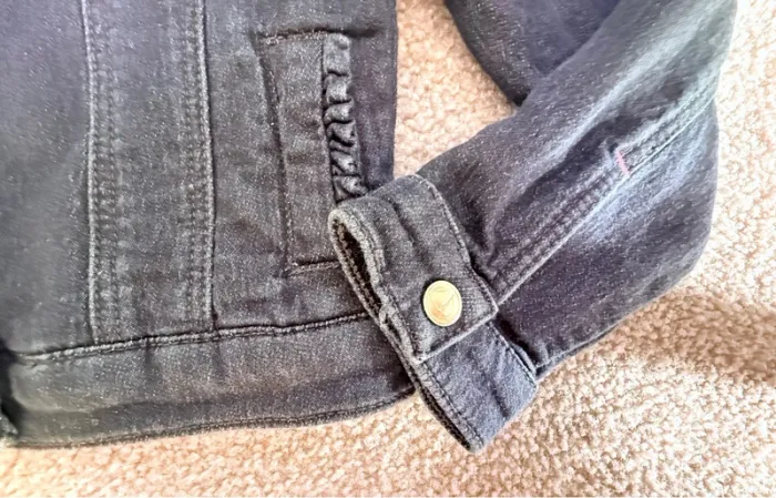 Petit Bateau - Veste Jean Brut Taille 4 ans/104 cm - photo numéro 4
