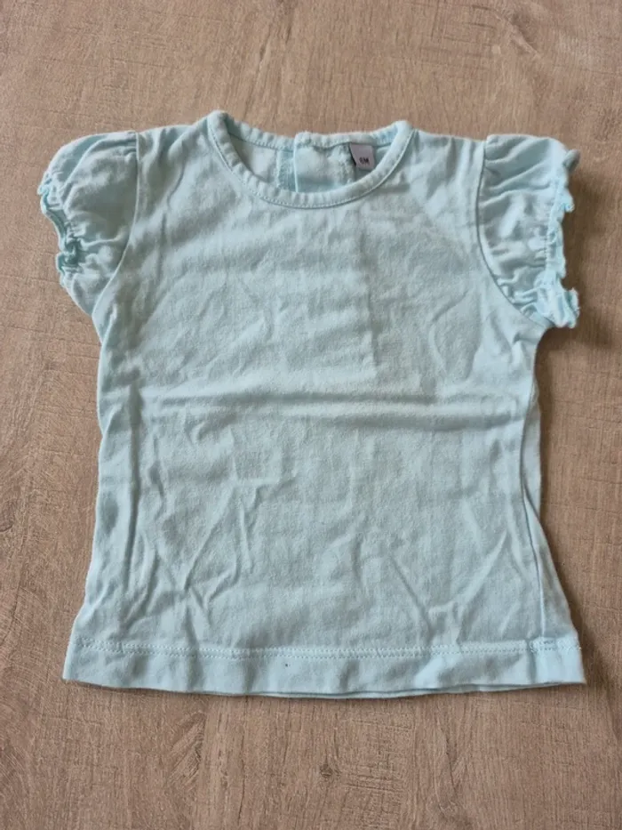 Tee-shirt turquoise
