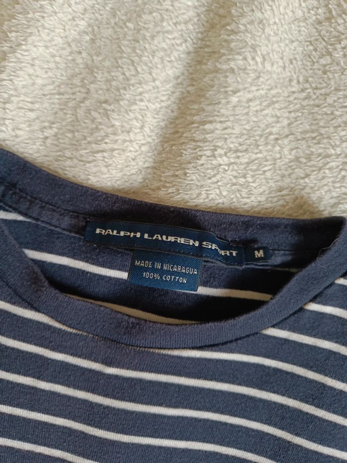 Tee shirt marinière femme Ralph Lauren - photo numéro 3