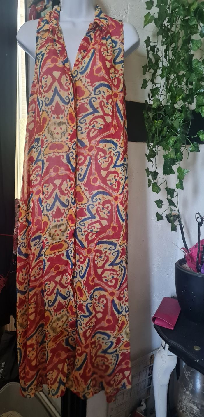 Robe longue .taille ample